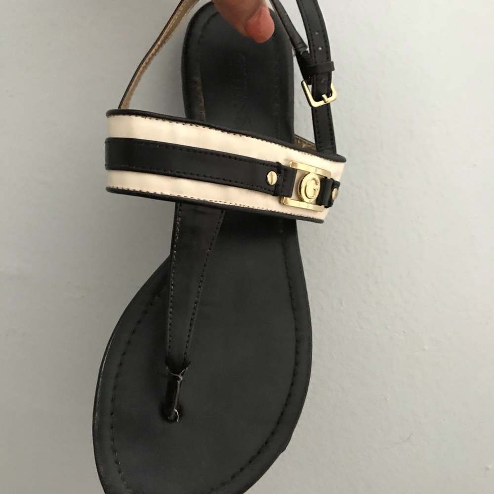 Black Guess Sandals